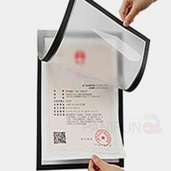 A6 자석프레임 알림판 5p 실버 자석광고지 자석전단지 자석광고판 자석홍보물 자석안내판