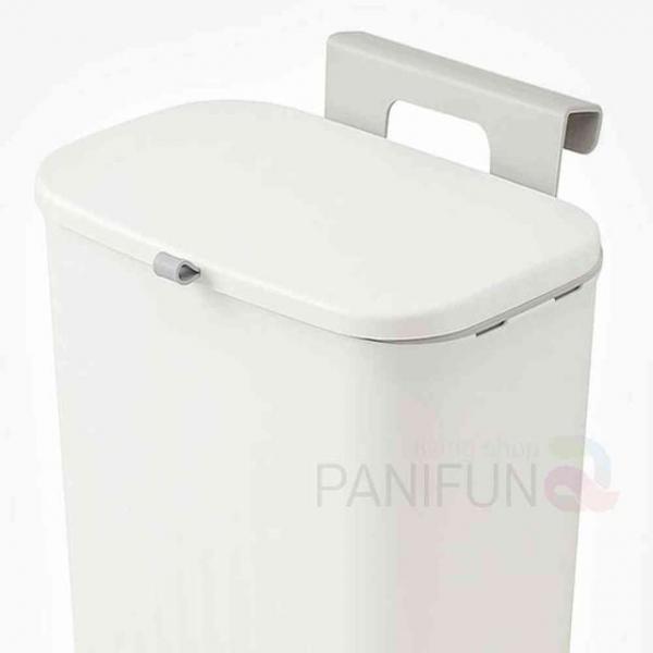 싱크대 쓰레기통 9L 화이트 화장실쓰레기통 일반쓰레기통 사무실쓰레기통 디자인쓰레기통 주방용쓰레기통