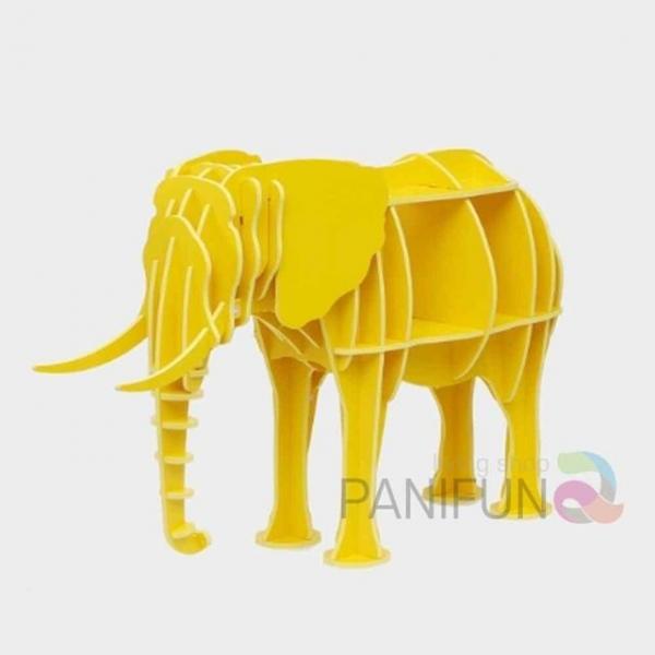 DIY 코끼리 선반책장 옐로우 도서관책장 인테리어책장 인테리어진열대 서재인테리어 아이책장