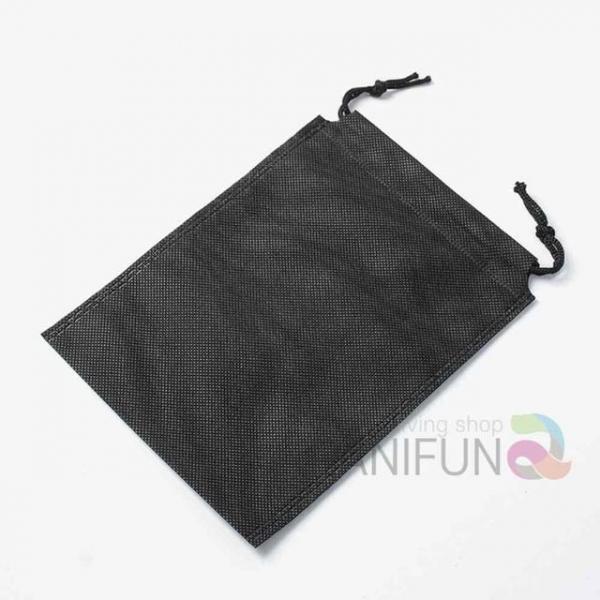 부직포 파우치 30p 15x20cm 블랙 부직포포장 선물주머니 더스트백 부직포더스트백 부직포가방