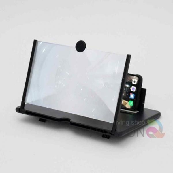 4배 스마트폰확대스크린 블랙 스마트폰확대렌즈 스마트폰확대경 핸드폰영화보기 휴대폰확대렌즈 휴대폰돋보