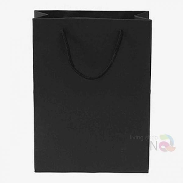 무지 세로쇼핑백 10p 25x33 블랙 쇼핑종이가방 종이쇼핑백 쇼핑종이백 크라프트쇼핑백 선물쇼핑백