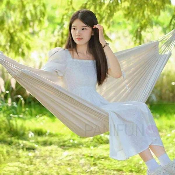 캠핑해먹 아이보리 캠핑용해먹 1인해먹 침대해먹 그물침대 실내해먹