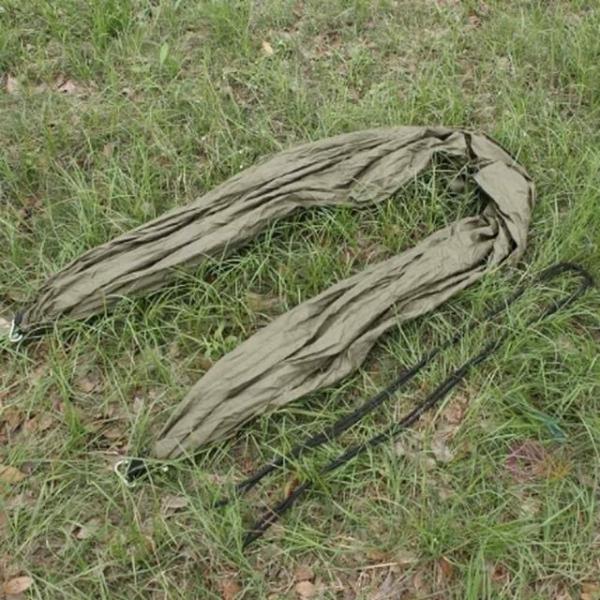 초경량해먹 카키 플라이텐트 기둥침대 캠핑용해먹 그물침대 해먹침대