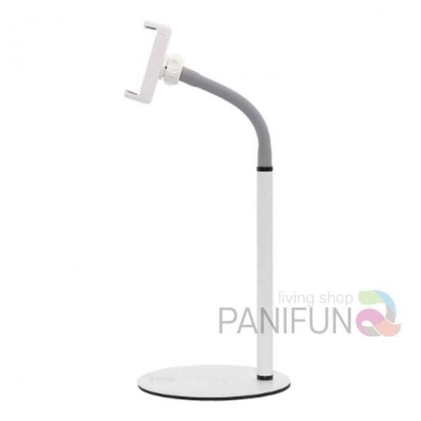 코브라 스마트폰거치대 화이트 자바라 누워서핸드폰거치대 침대스마트폰거치대 침대휴대폰거치대 휴