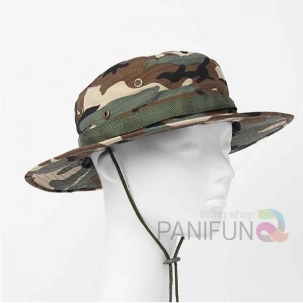 스트링 등산모자 카모A 등산벙거지 단체사파리모자 등산용모자 캠핑햇 버킷모자