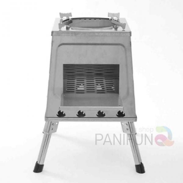 접이식화목난로 35x47 실버 캠핑화로대 캠핑화목난로 불멍화로대 캠핑용화목난로 불멍화목난로