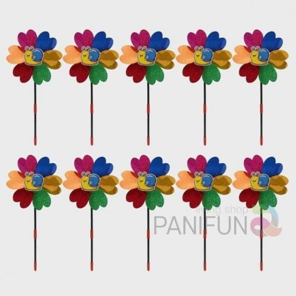 꿀 바람개비 10p 유아행사 정원바람개비 어린이집선물 유치원체험학습 어린이집특별활동