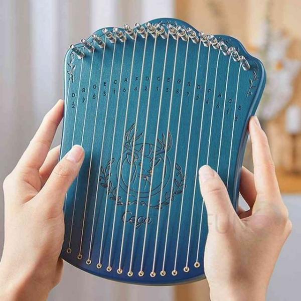 17음계 미니하프 S1 블루 취미하프 취미용악기 하프취미 배우기쉬운악기 하프악기