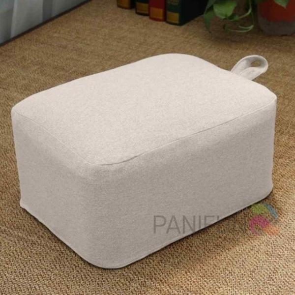 사각스툴 베이지 소파보조의자 낮은의자 보조스툴 카페스툴 인테리어스툴