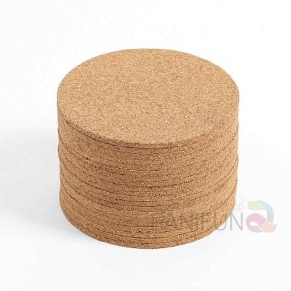 코르크 컵받침 20p 빈티지코스터 깔끔한컵받침 카페코스터 물컵받침대 컵받침대
