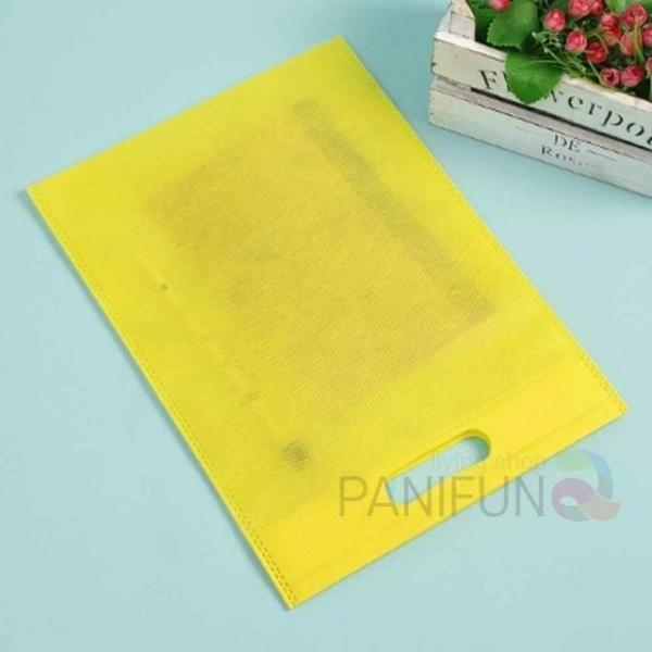 부직포가방 10p 25x35cm 엘로우 무지종이쇼핑백 부직포봉투 선물가방 부직포백 부직포선물가방