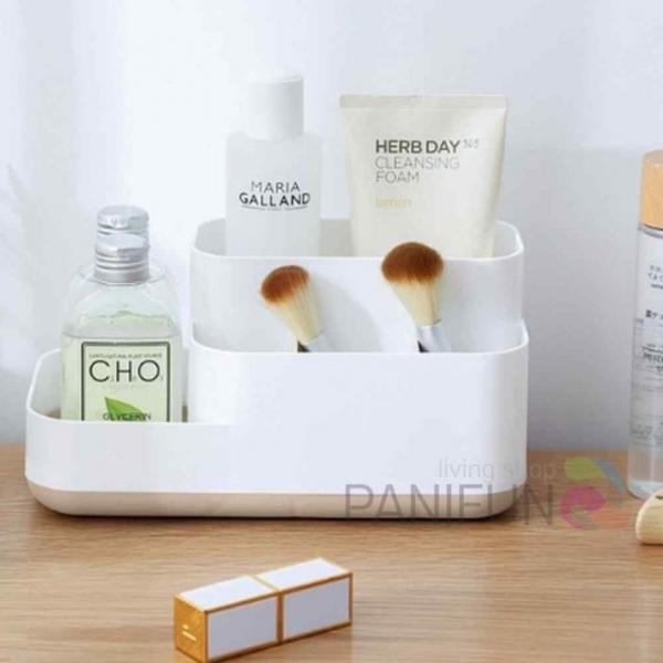 칸칸 화장대정리함 베이지 화장품정리함 메이크업정리함 화장대꾸미기 화장품함 화장품보관함