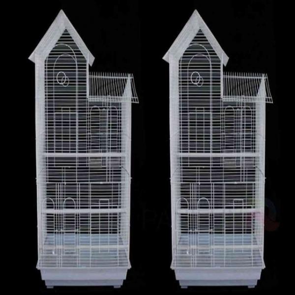 대형 새장 2세트 앵무새장 잉꼬집 대형앵무새새장 새사육장 앵무새사육장