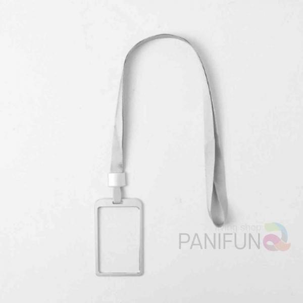 사원증케이스 목걸이줄 세로 실버 사원증줄 학생증목걸이줄 사원증홀더 목걸이사원증 명찰목걸이줄