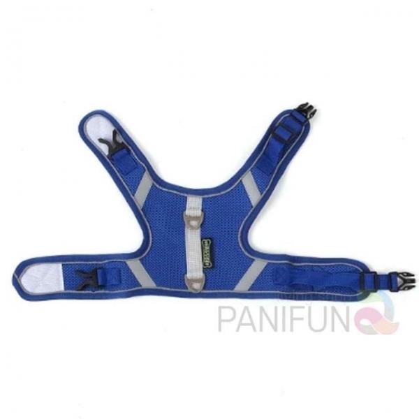 강아지하네스 리드줄 M 블루 애견하네스 하네스장비 강아지산책줄 소형견하네스 개목줄