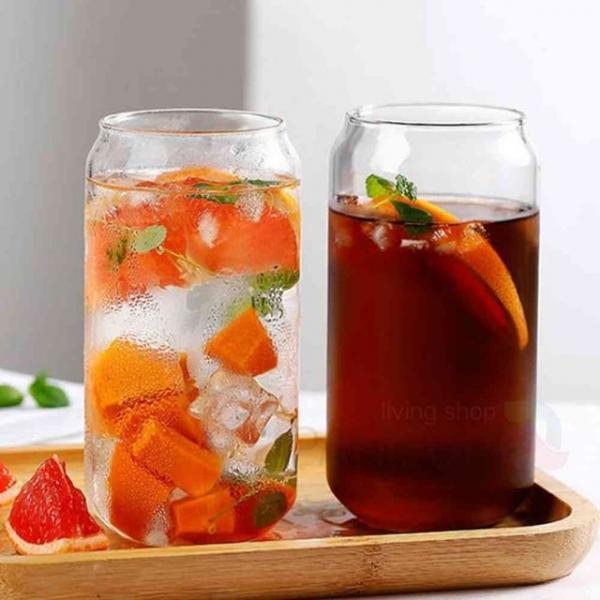 비어 유리컵 2p 500ml 홈카페컵 소맥잔 아이스커피잔 맥주캔컵 맥주잔