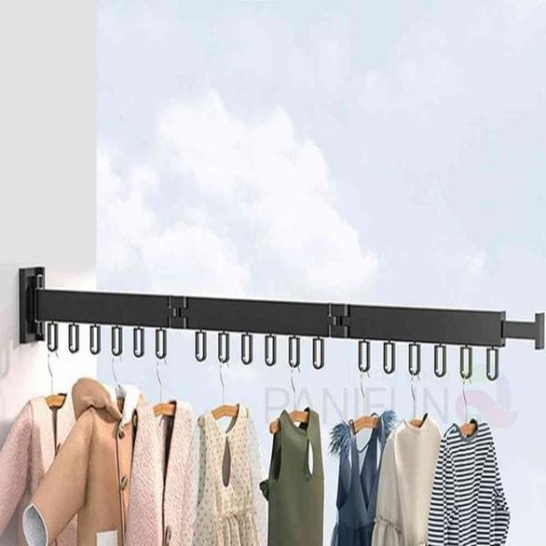 3단 접이식 빨래건조대 블랙 폴딩건조대 실내빨래건조대 천정형빨래건조대 빨래걸이 베란다건조대