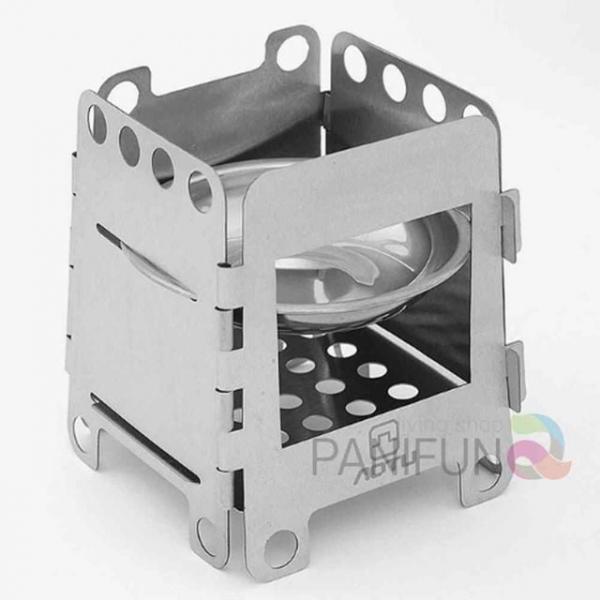 접이식 우드스토브 9x9cm 미니화로 캠핑우드스토브 불멍스토브 캠핑나무난로 캠핑미니난로