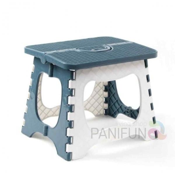 간이 접이식 의자 블루그린 휴대용접이식의자 발판의자 휴대의자 키높이의자 받침의자