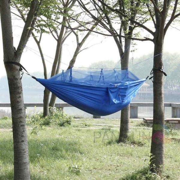 모기장해먹 블루 캠핑모기장 해먹전용모기장 해먹침대 야외해먹 플라잉해먹