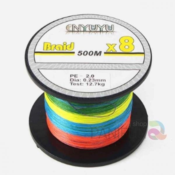 낚싯줄 2호500m 5색 삼치낚시줄 송어낚시줄 바다목줄 8합사낚시줄 강한낚시줄