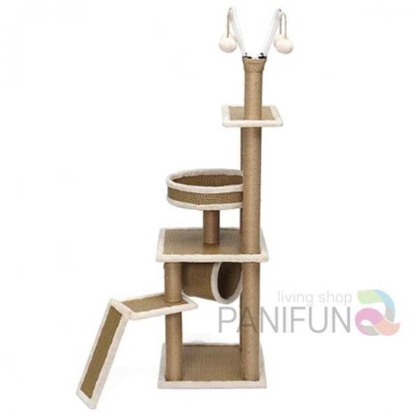 고양이캣타워 140cm 좁은공간캣타워 냥이타워 고양이전망대 캣타워만들기 선반캣타워