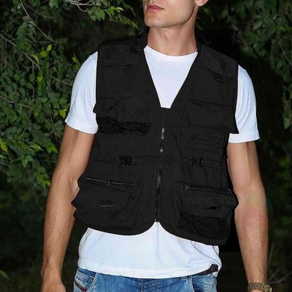 메쉬 레저조끼 2XL블랙 하이킹조끼 여름망사조끼 망사작업조끼 남자여름조끼 여행조끼