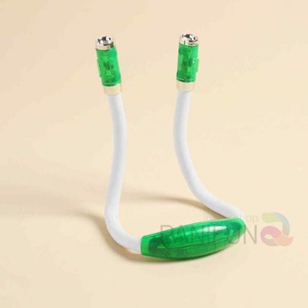 넥 핸즈프리 라이트 그린 등산용후레쉬 낚시라이트 넥후레쉬 넥라이트 목걸이LED