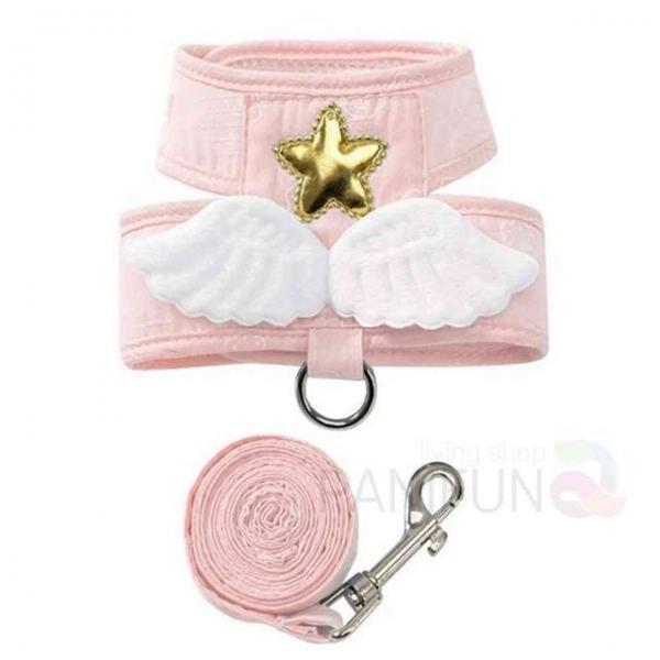 하네스리드줄 XL 핑크 펫하네스 강아지가슴줄 말티즈하네스 강아지하네스 메쉬하네스