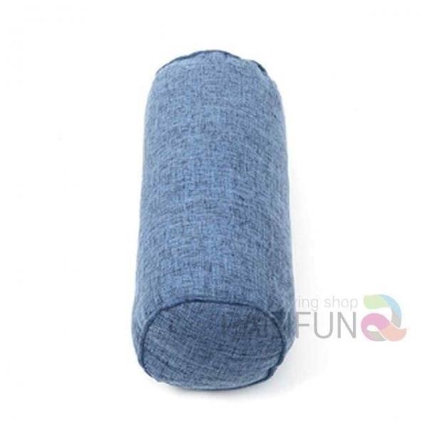 면마 원통쿠션 15x40 블루 쇼파쿠션 다리쿠션 발쿠션 긴쿠션 등쿠션