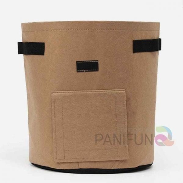 부직포화분 2p 브라운 텃밭용화분 옥상텃밭 숨쉬는화분 분갈이 블루베리화분