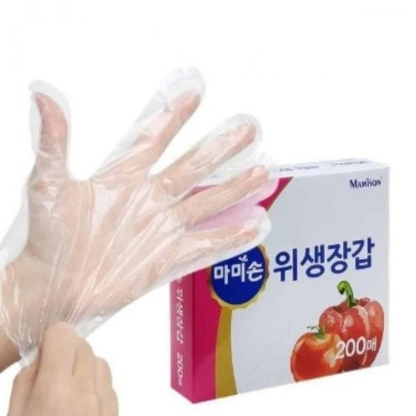 위생장갑 200매 쉐프위생장갑 일회용비닐장갑