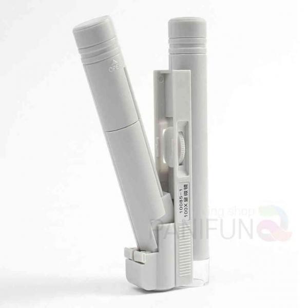 100배율 LED 현미경 100배현미경 식물현미경 휴대용확대경 휴대용현미경 포켓현미경