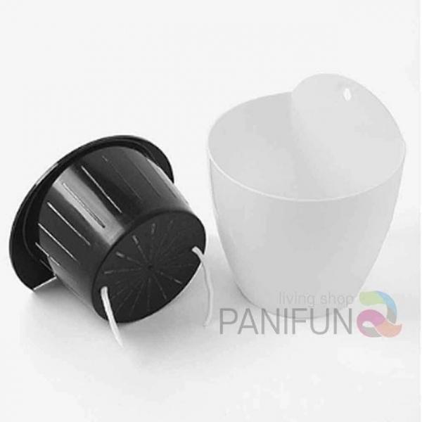 자동급수 벽걸이화분 5p 자동물주기 식물인테리어 화분급수기 저면관수화분 화분물주기