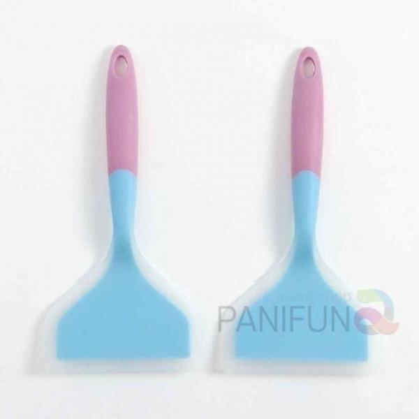 실리콘 뒤집개 2p블루 생선뒤집게 계란말이뒤집개 실리콘조리도구 실리콘주방도구 계란뒤집개