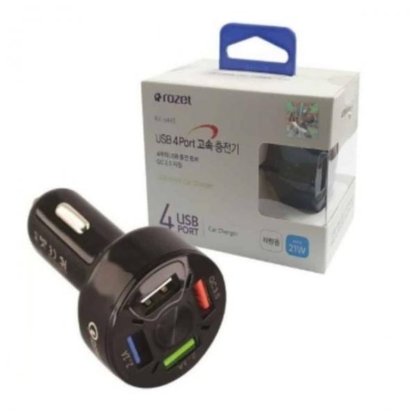 USB 4포트 충전기 소켓 차량용충전기 잭충전기