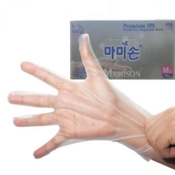 TPE 위생장갑 100매 비닐장갑 비닐위생장갑