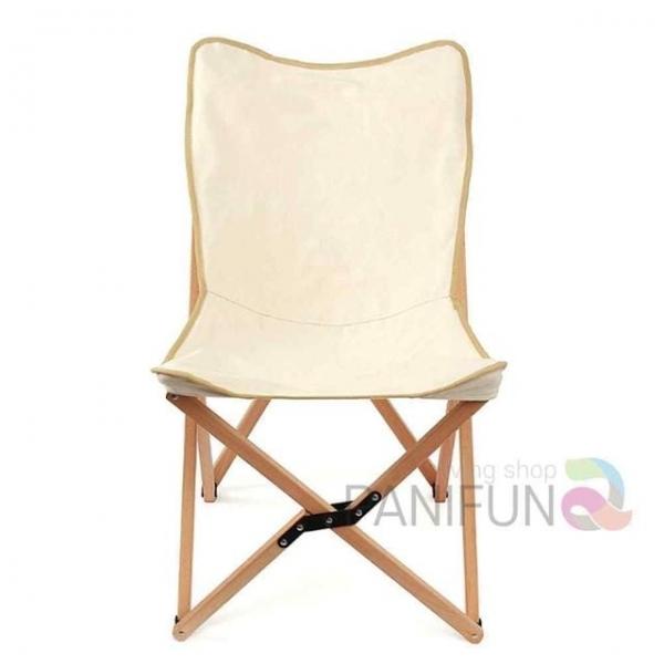 폴딩 캠핑의자 아이보리 나무캠핑의자 캠핑폴딩체어 캠핑용접이식의자 휴대용접이식의자 캠핑용의자