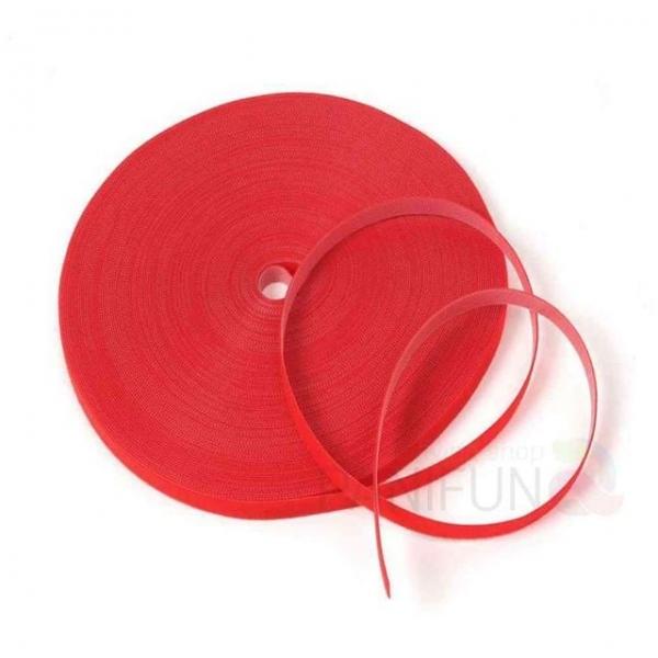 50M 케이블타이 폭20mm 레드 전선타이 전선홀더 찍찍이타이 전기선고정 컬러케이블타이