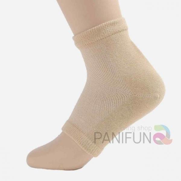 뒤꿈치 젤 발패드 2P베이지 발각질양말 발뒤꿈치 굳은살패드 풋패드 발꿈치패드