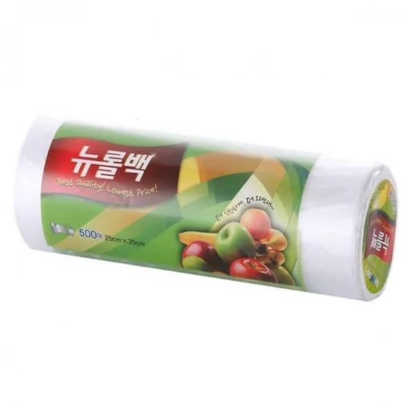 롤백 500매 25x35 중 일회용비닐봉투 비닐봉지
