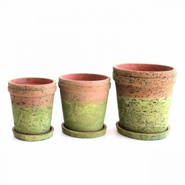 이끼 화분 19x21cm 옹기화분 심플한화분