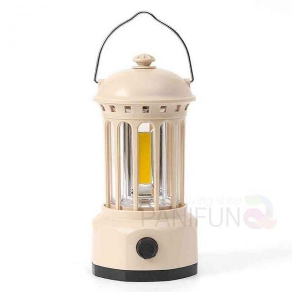 빈티지 캠핑랜턴 베이지1 캠핑미니랜턴 캠핑용랜턴 차박조명 텐트램프 텐트랜턴