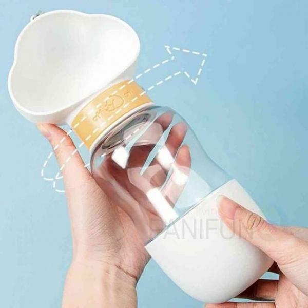 휴대용 애견물병 350ml 구름 강아지휴대용물통 강아지물통 강아지급수기 강아지산책물통 강아지산책용품