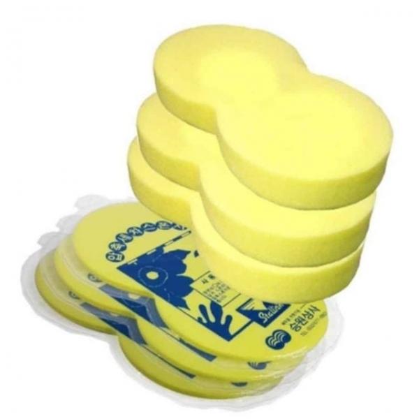 세차용 압축스펀지 3개 세차스펀지 세차패드