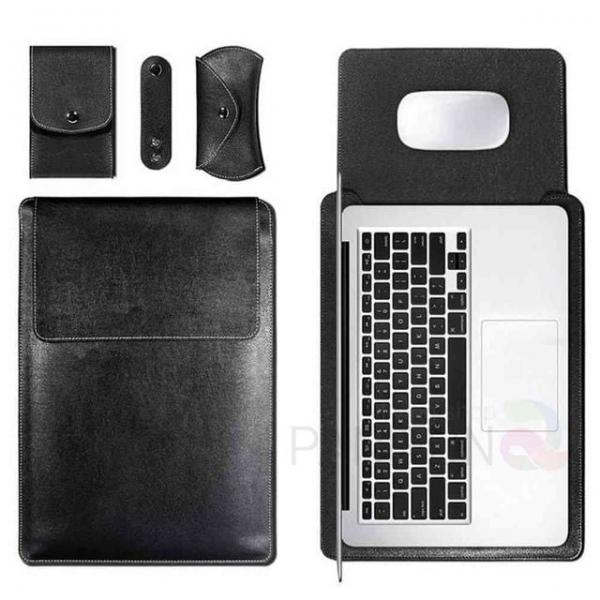 노트북 가죽 파우치 37x28 블랙 노트북용가방 캐주얼노트북가방 여성노트북가방 노트북파우치제작 노트북파