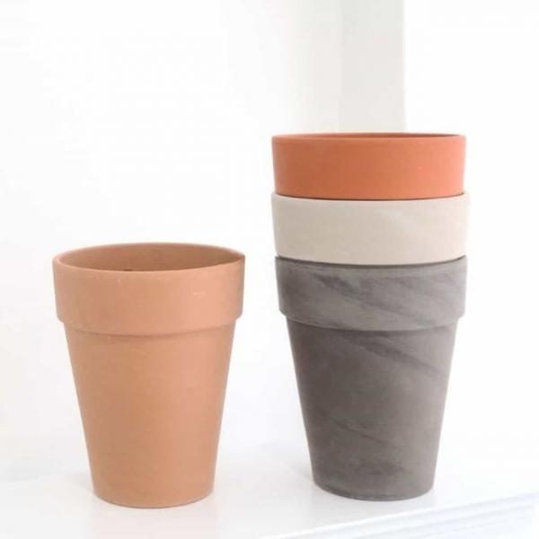 표준형 토분 12x14cm 카네이션화분 깔끔한화분