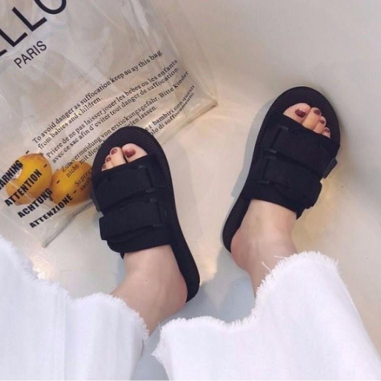 남녀 가벼운 신발 여름 스트랩 데일리 슬리퍼 찍찍이