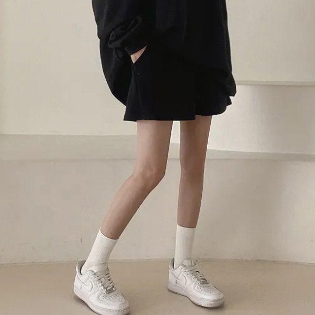 트레이닝팬츠 밴딩 허리 여름 데일리 반바지 3부 여자